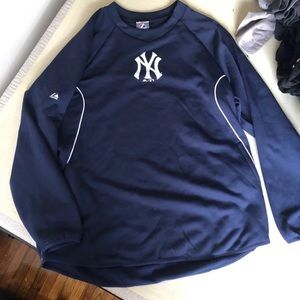 Yankees Game Issued Sweatshirt majestic ThermaBase